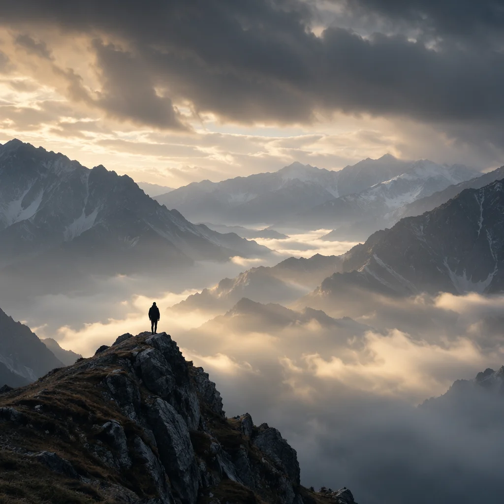 Philippians 4 13 Mountain Strength Background