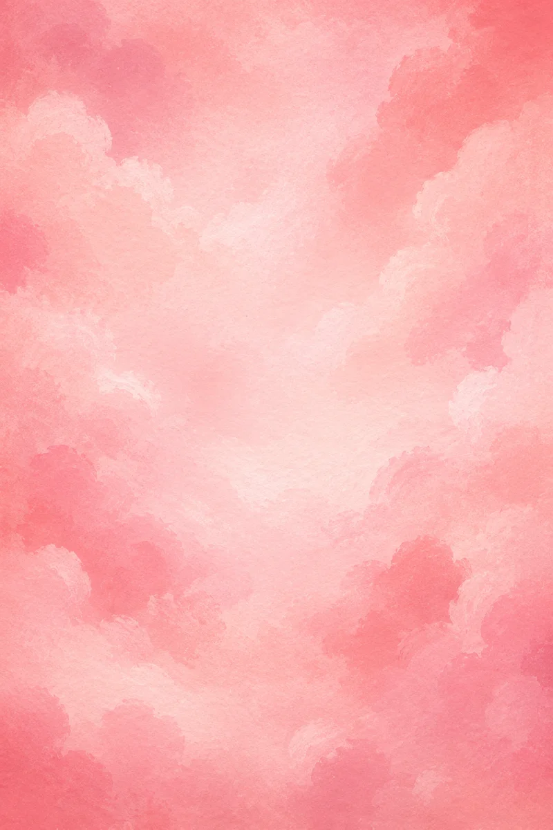 Soft Pastel Pink Cloud Background