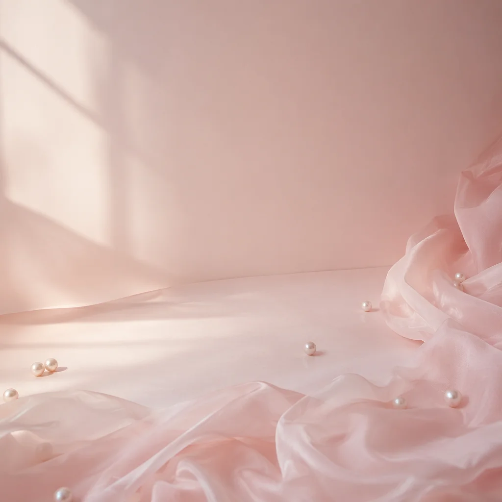 Soft Pastel Pink Feminine Background Scene