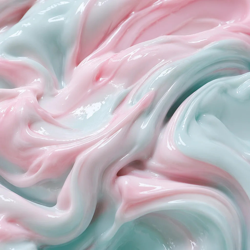 Soft Pastel Pink Sculptural Cream Background