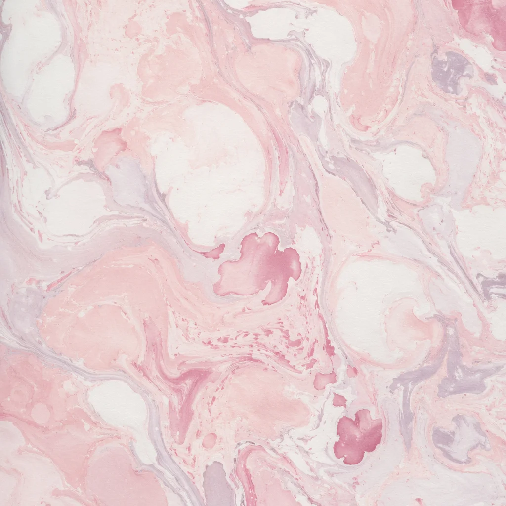 Soft Pastel Pink Marbled Paper Background