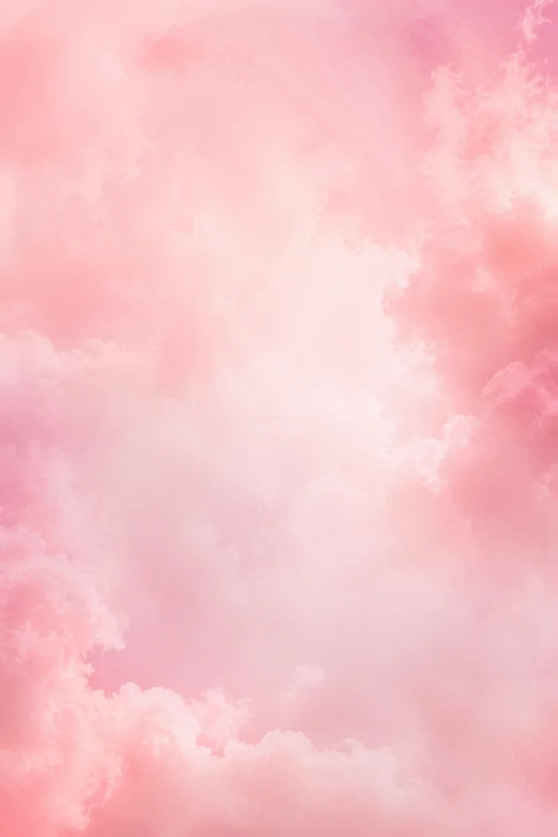 Soft Pastel Pink Feminine Cloud Background
