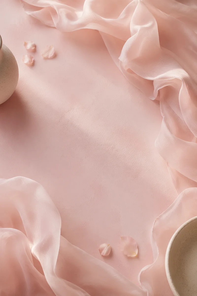 Soft Pink Pastel Fabric Background