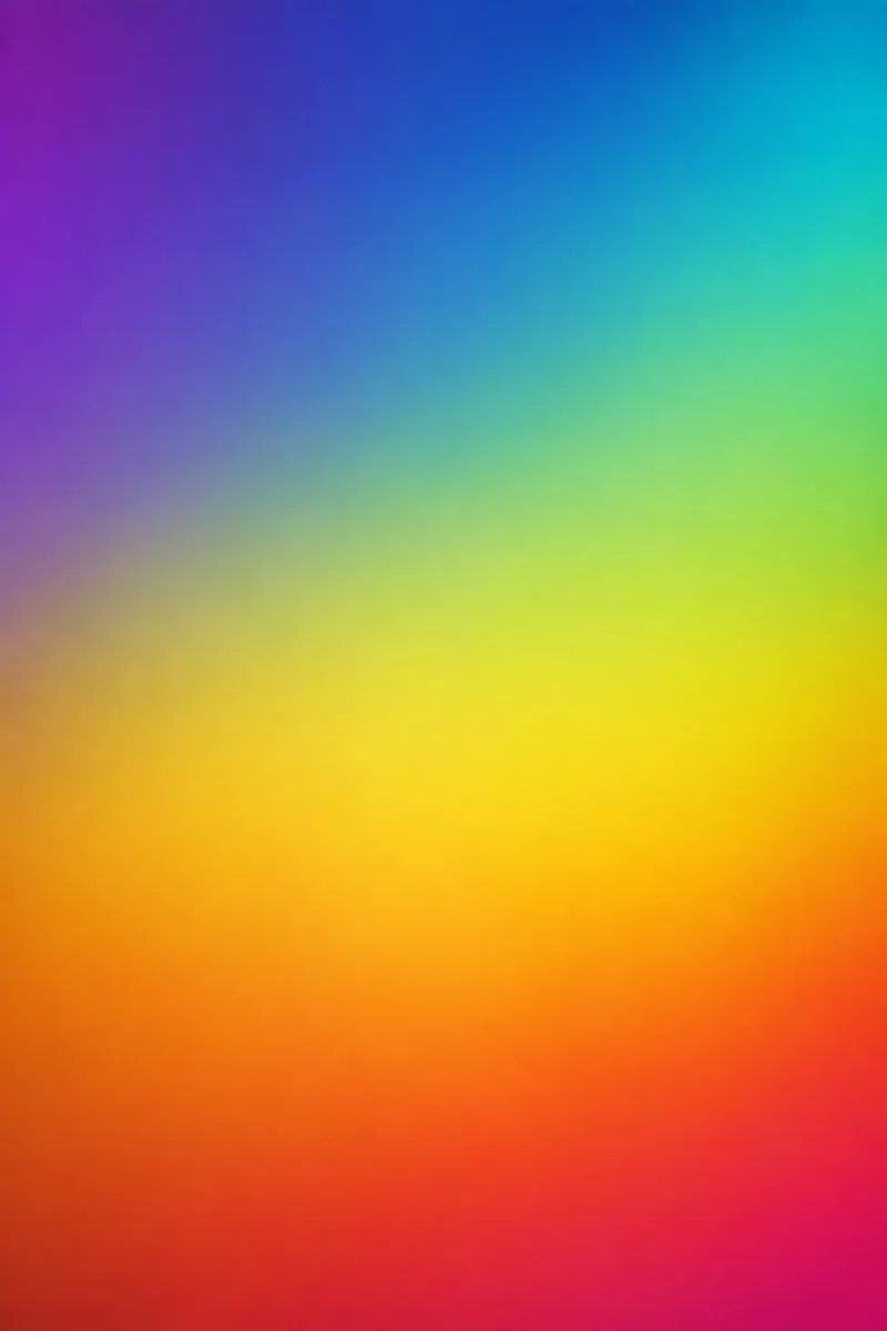 Photorealistic Rainbow Gradient Studio Background