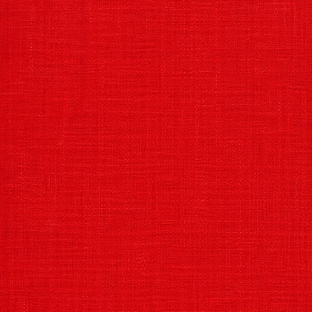 Bold Vibrant Red Woven Fabric Background