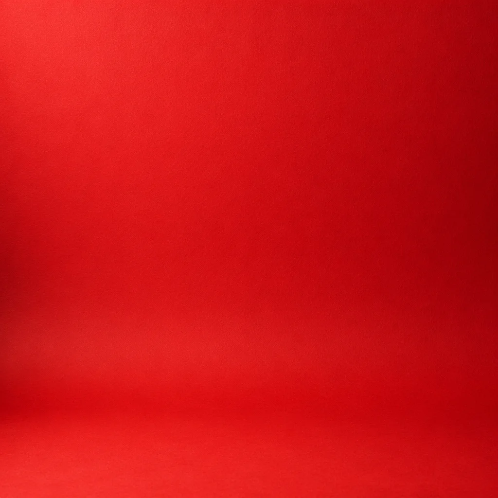 Bold Vibrant Red Studio Background