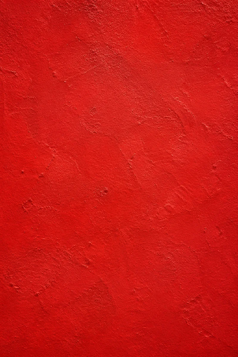 Bold Vibrant Red Plaster Background