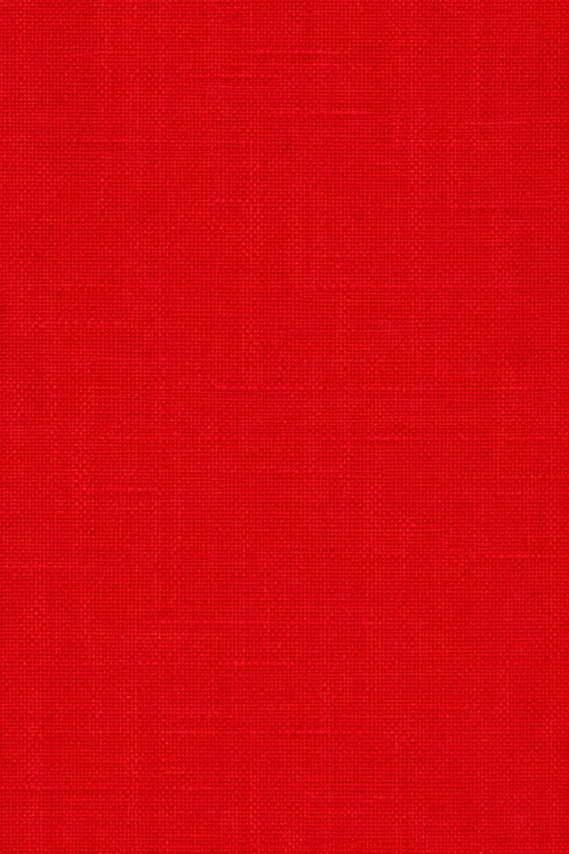 Bold Vibrant Red Woven Fabric Background