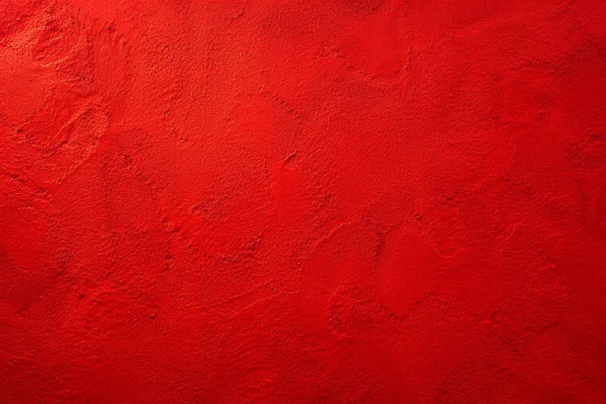 Bold Vibrant Red Plaster Background