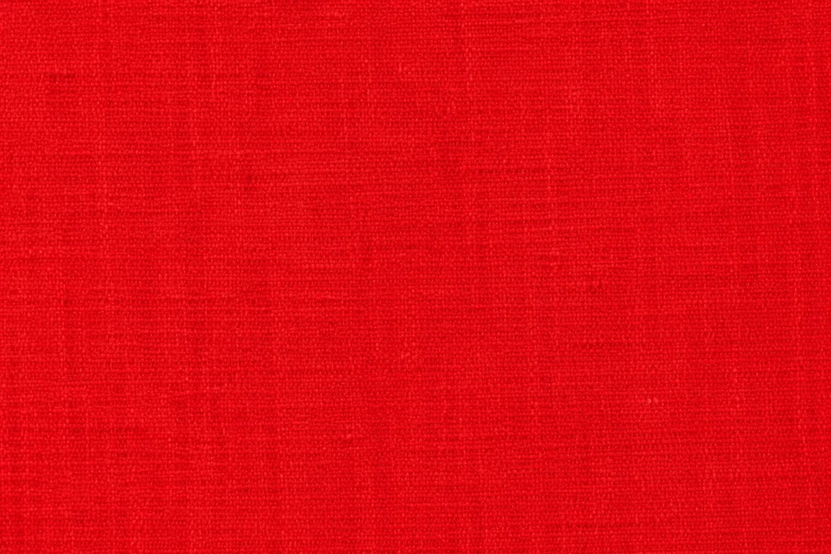 Bold Vibrant Red Woven Fabric Background