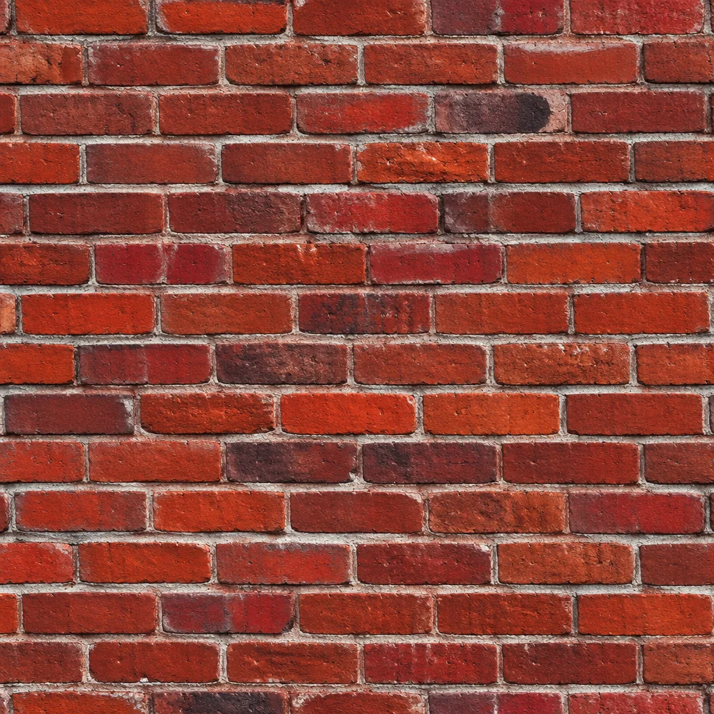 Bold Aged Red Brick Wall Background