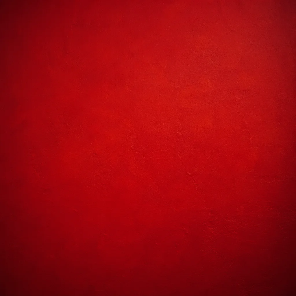 Vibrant Red Plaster Wall Background
