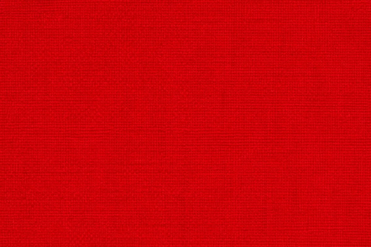 Bold Vibrant Red Woven Fabric Background