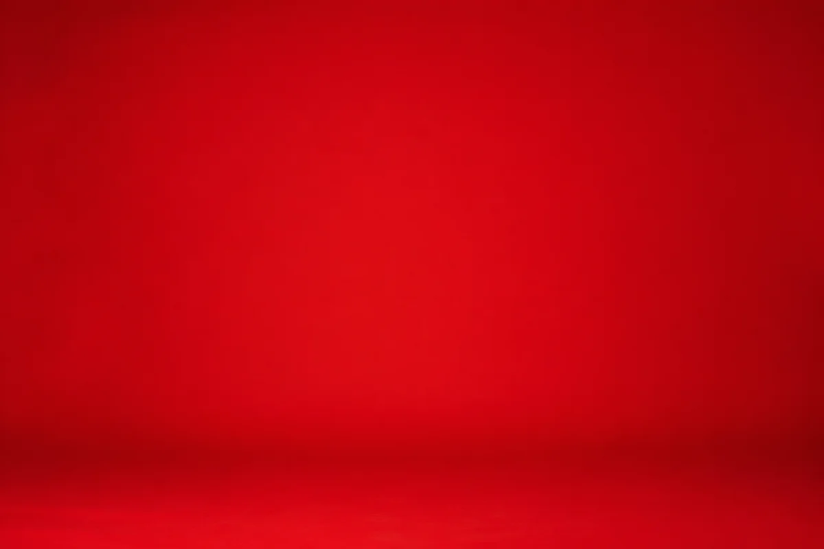 Bold Vibrant Red Studio Background