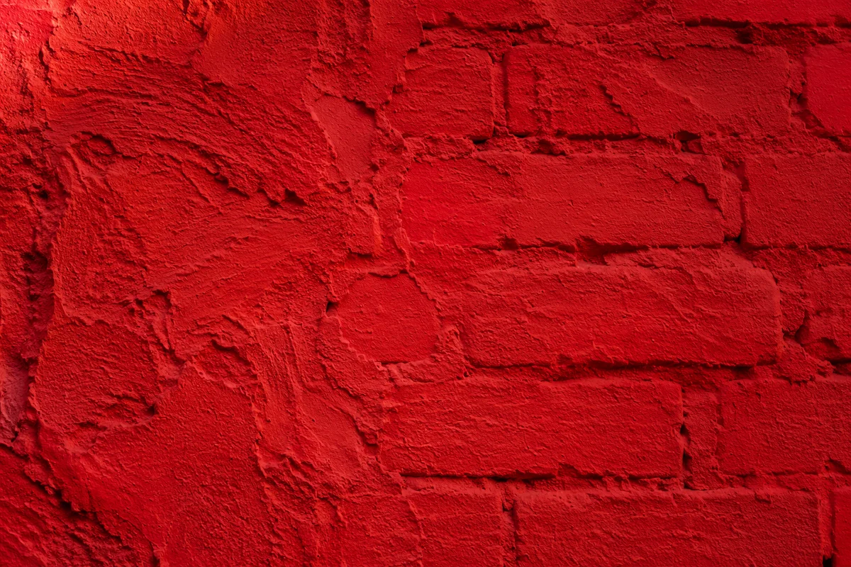 Bold Vibrant Red Textured Wall Background