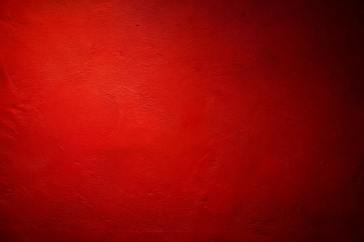 Vibrant Red Plaster Wall Background