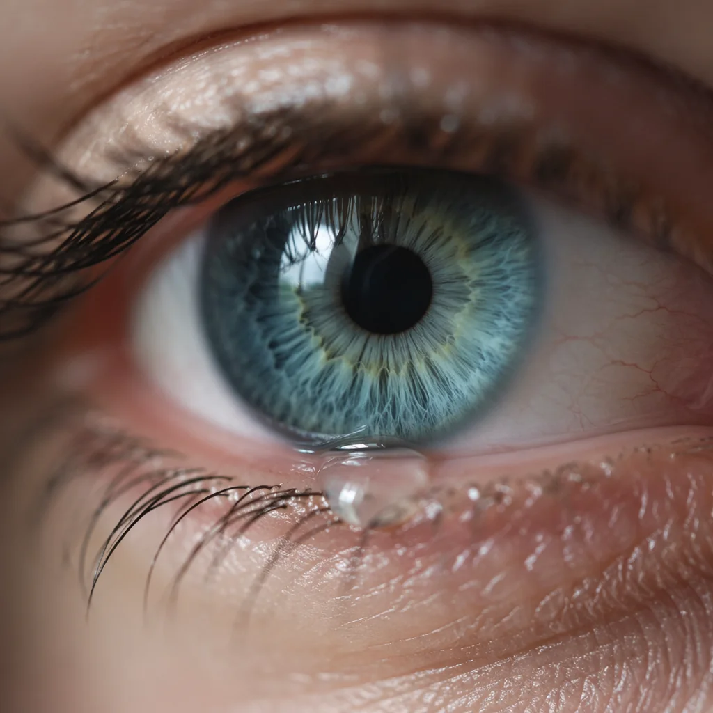 Hopeful Tearful Eye for Revelation 21:4