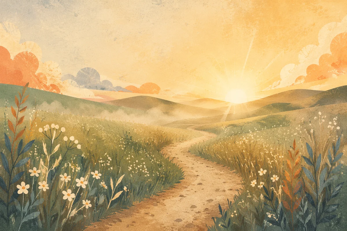 Sunrise Meadow Path of Hope