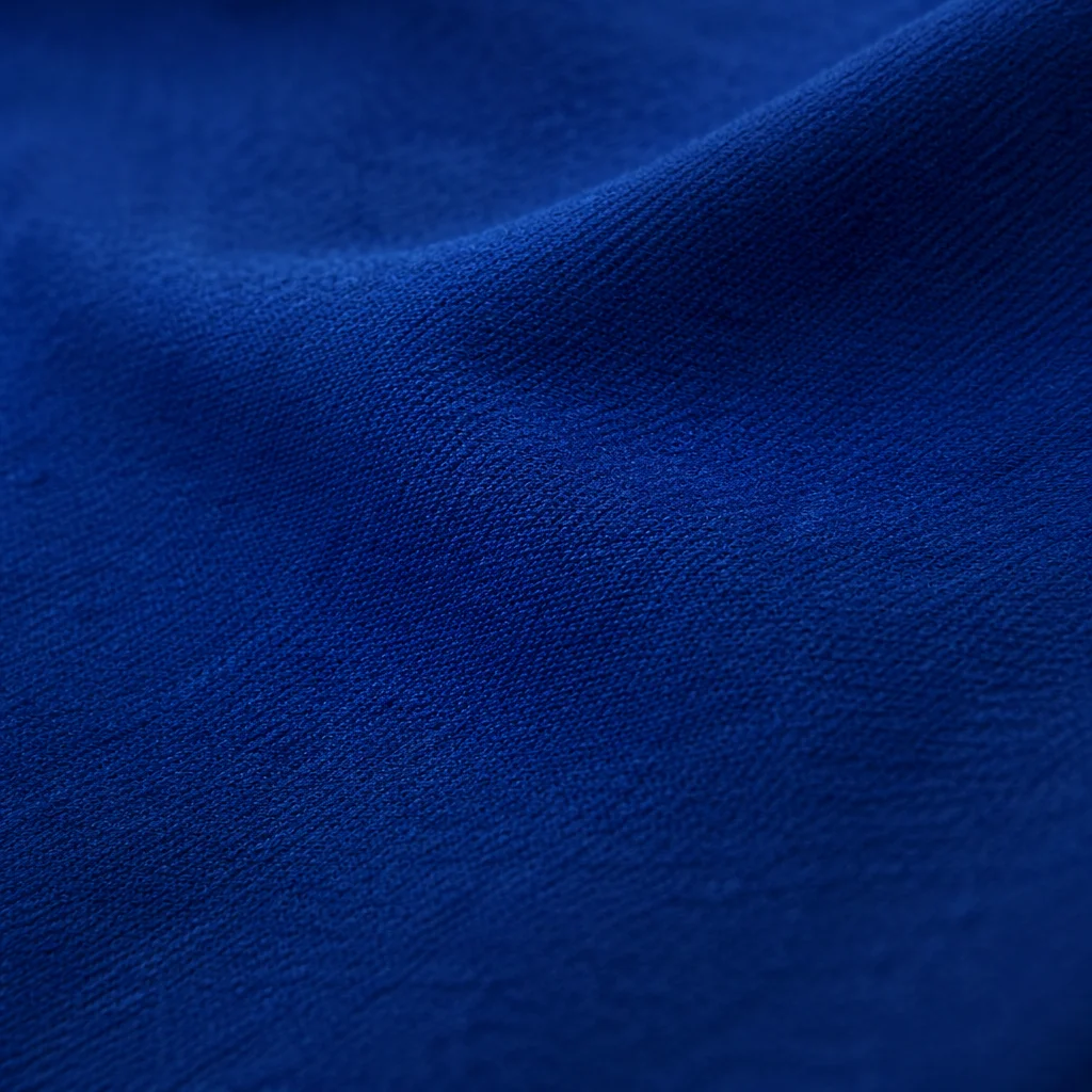 Deep Royal Blue Fabric Texture Background