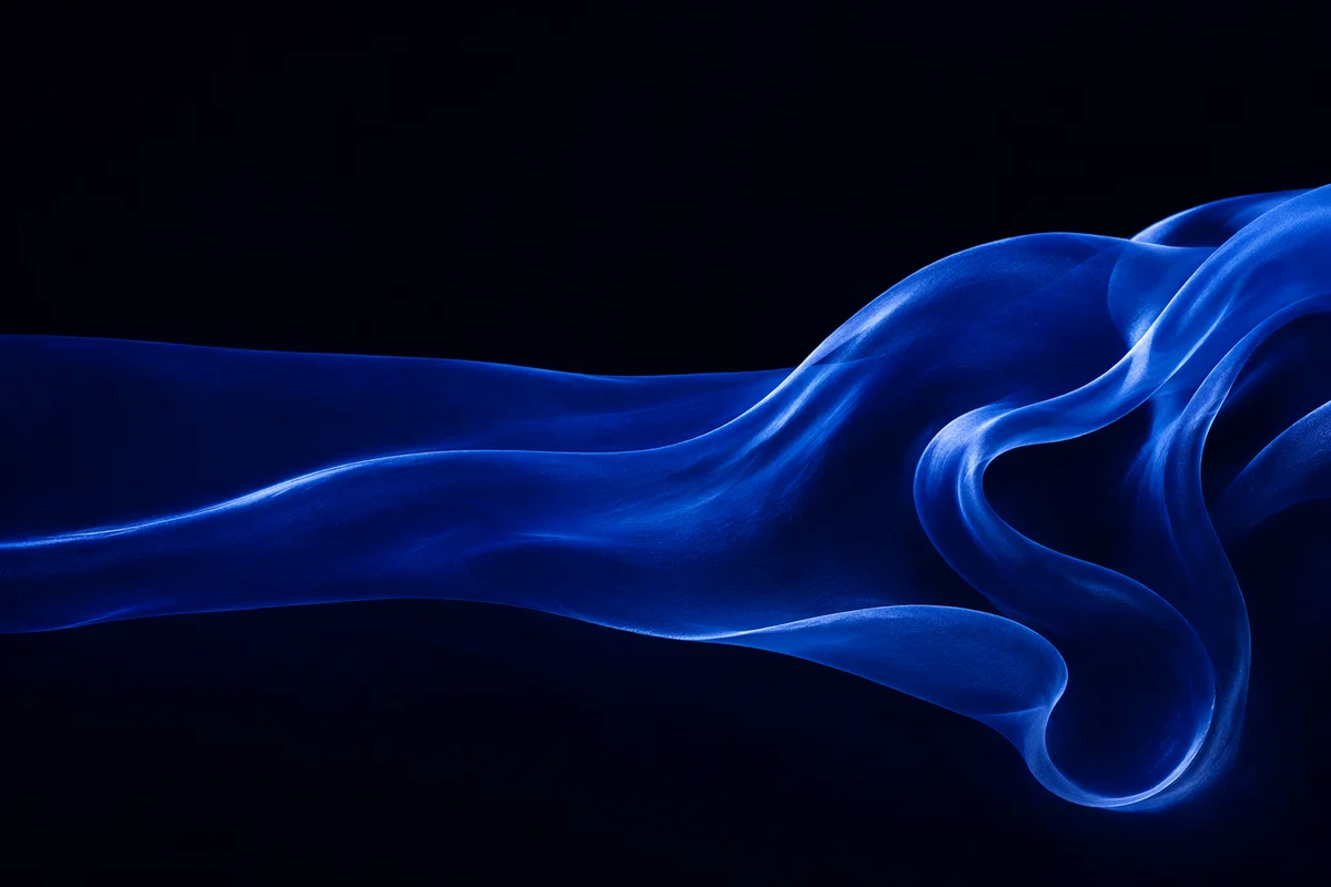 Deep Royal Blue Abstract Flow Background