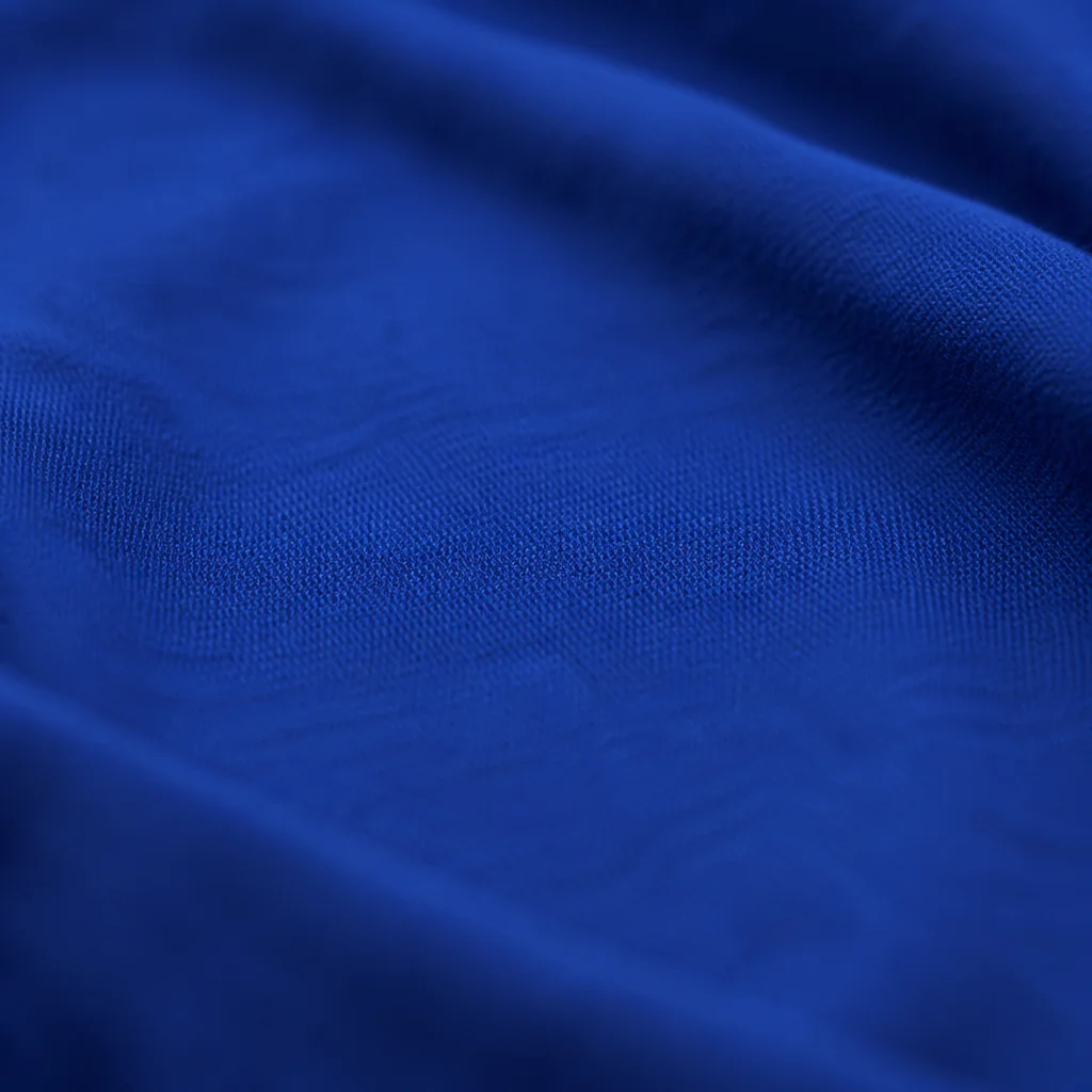 Deep Royal Blue Fabric Background