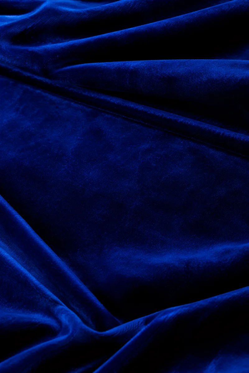 Luxurious Deep Royal Blue Velvet Background