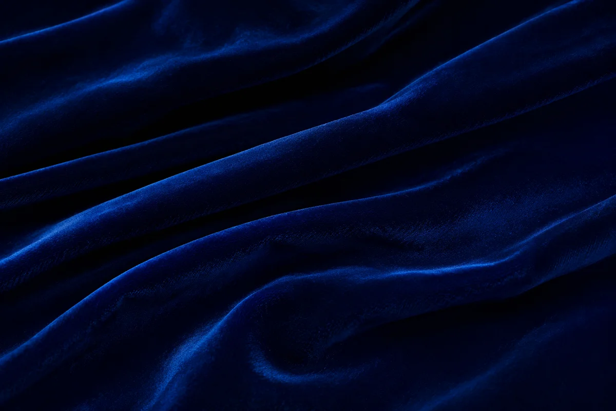 Luxurious Deep Royal Blue Velvet Background