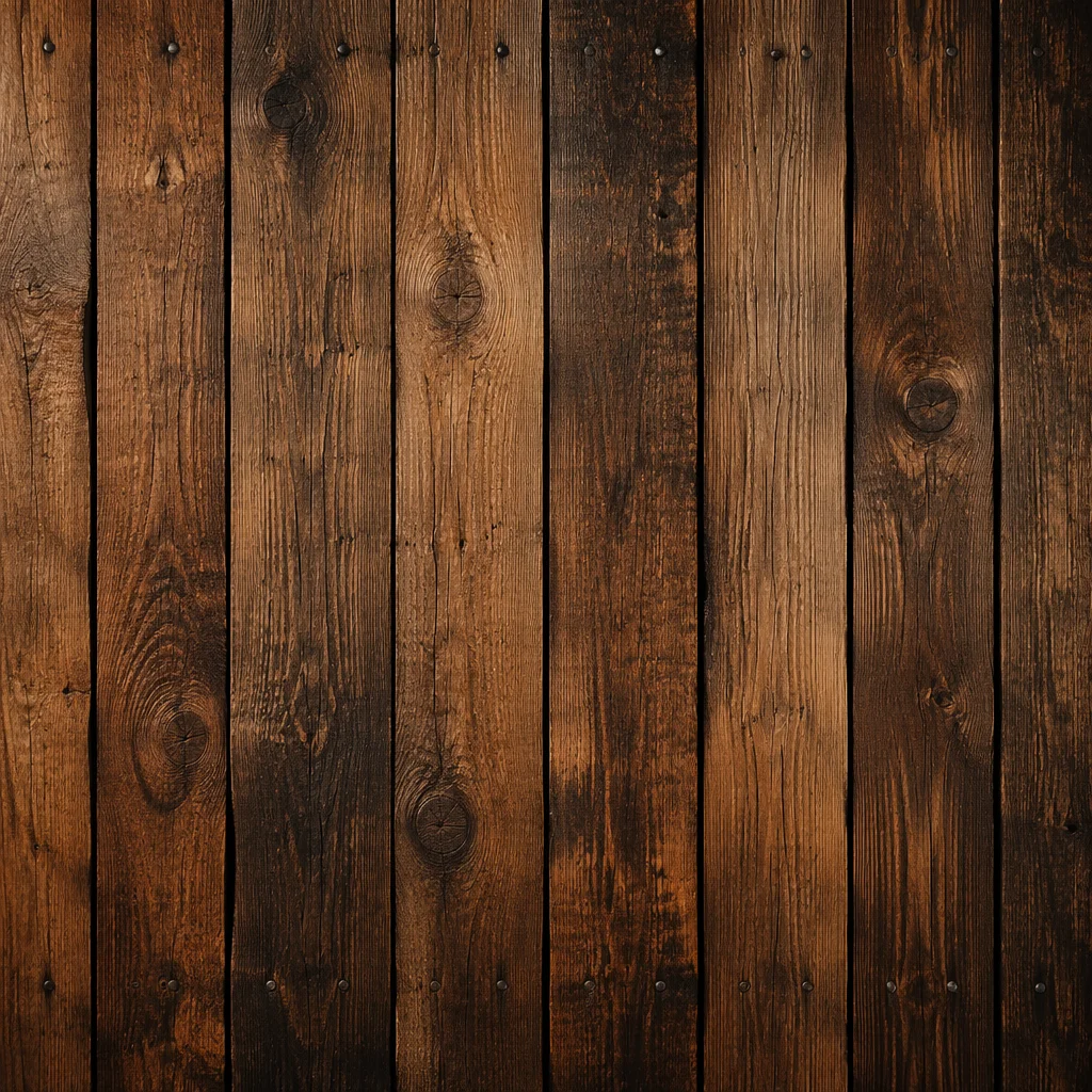 Warm Rustic Wooden Plank Background