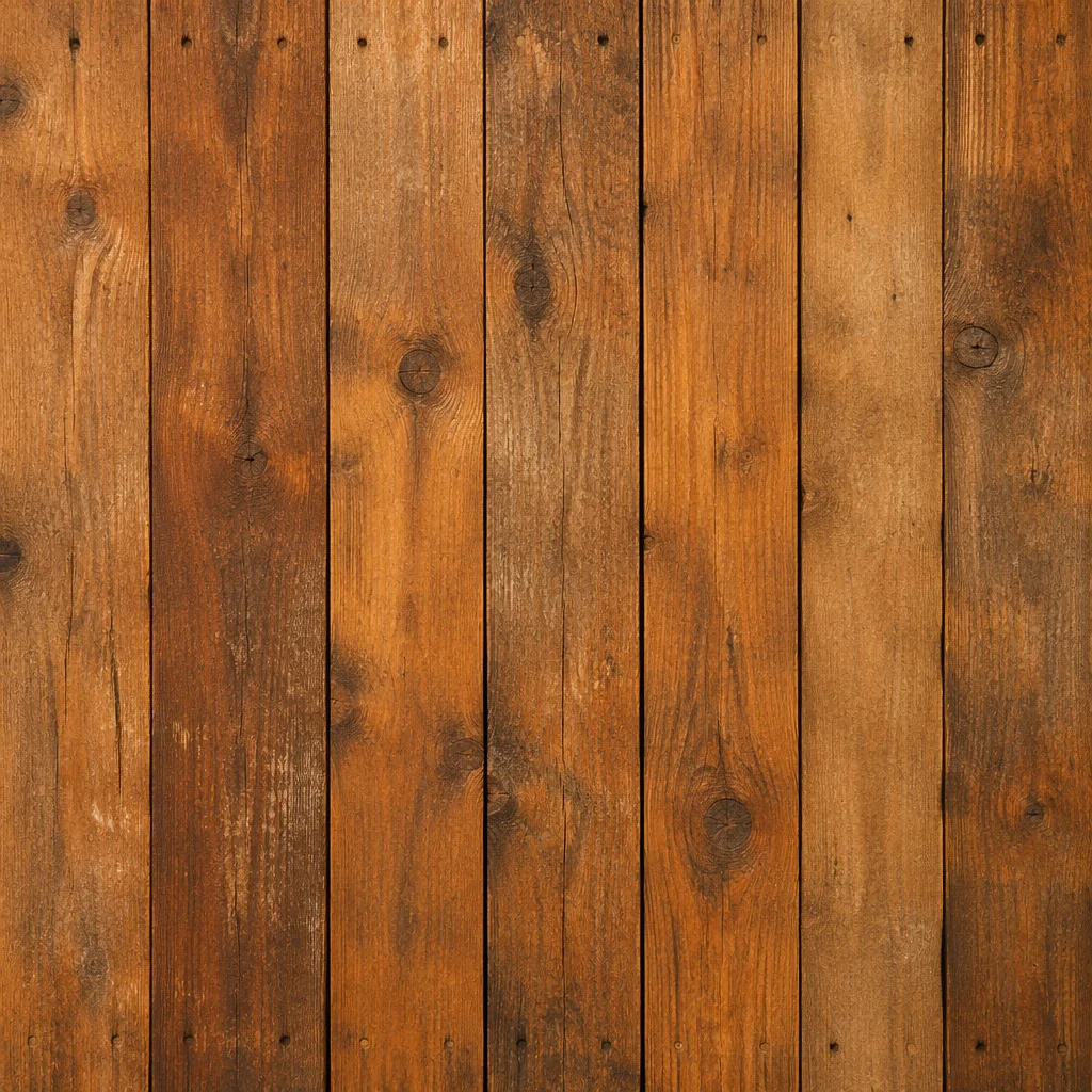 Warm Rustic Wooden Plank Background
