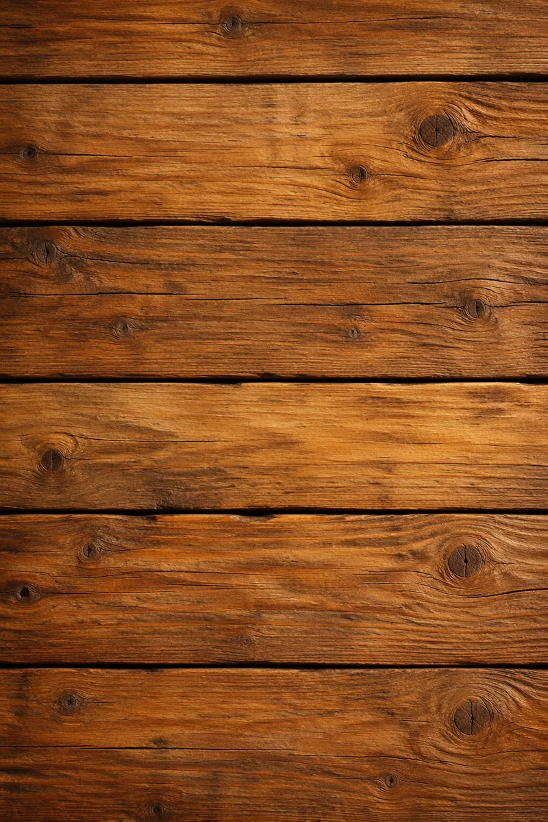 Warm Rustic Wooden Plank Background