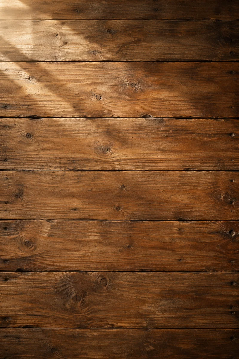 Warm Rustic Wooden Plank Background