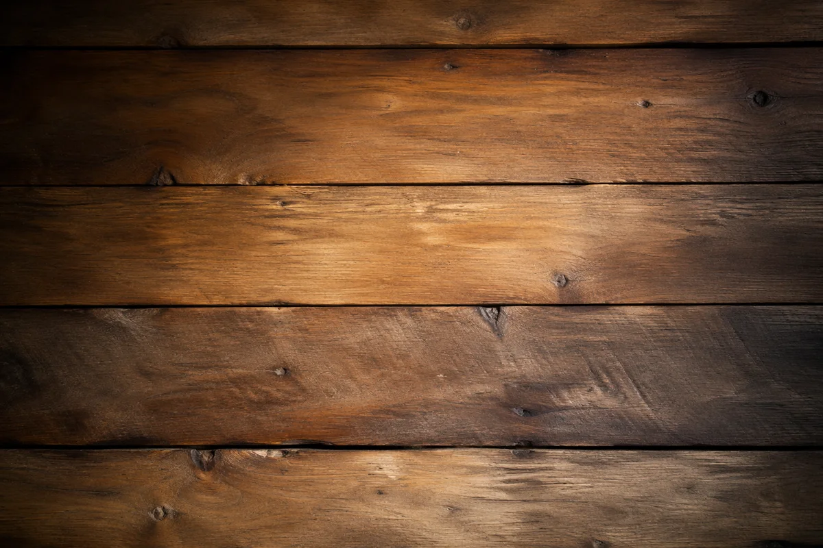 Warm Rustic Wooden Plank Background