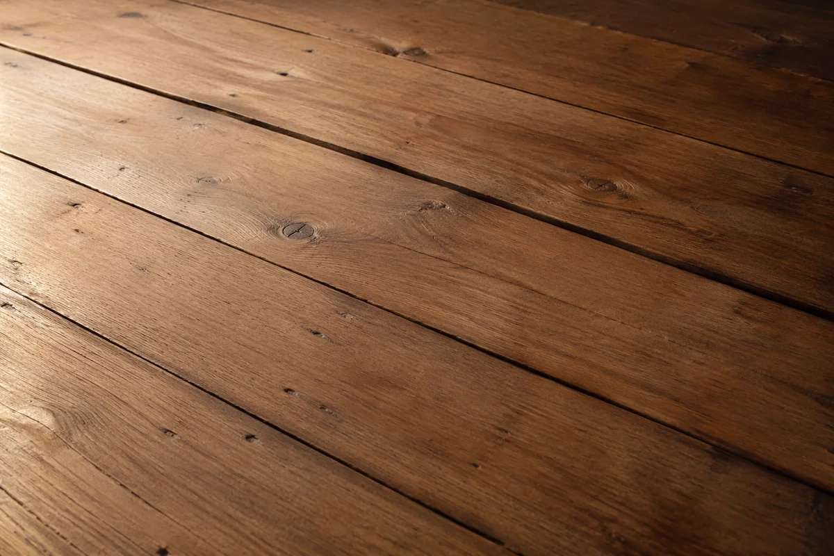 Rustic Warm Brown Wooden Plank Background
