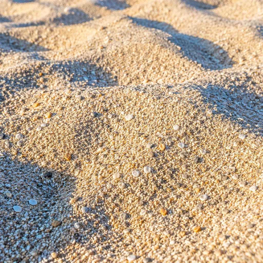 Golden Beach Sand Texture Background