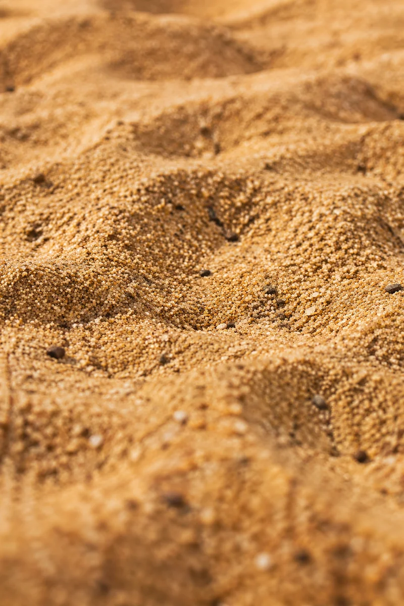 Golden Beach Sand Macro Background