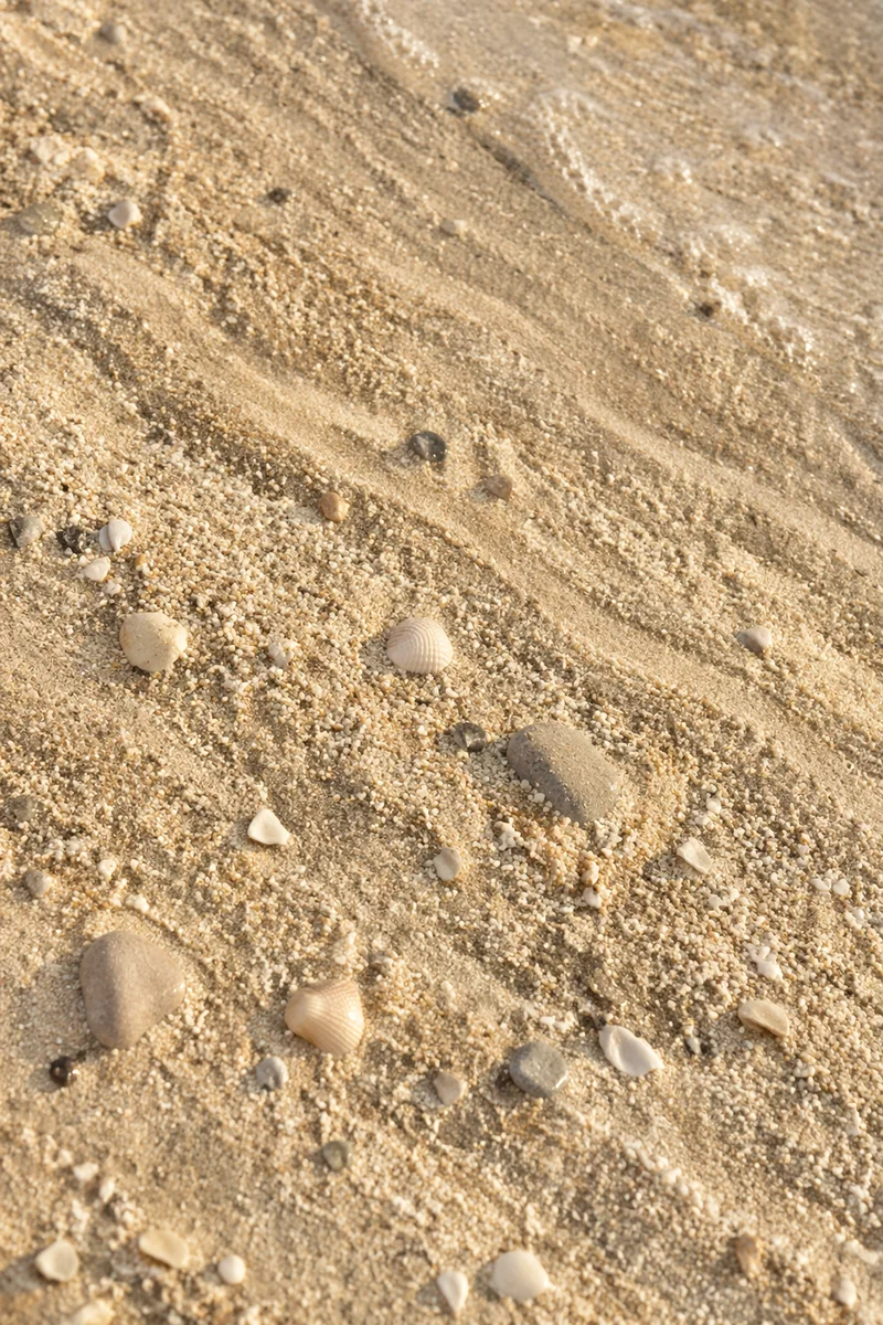 Peaceful Macro Beach Sand Texture