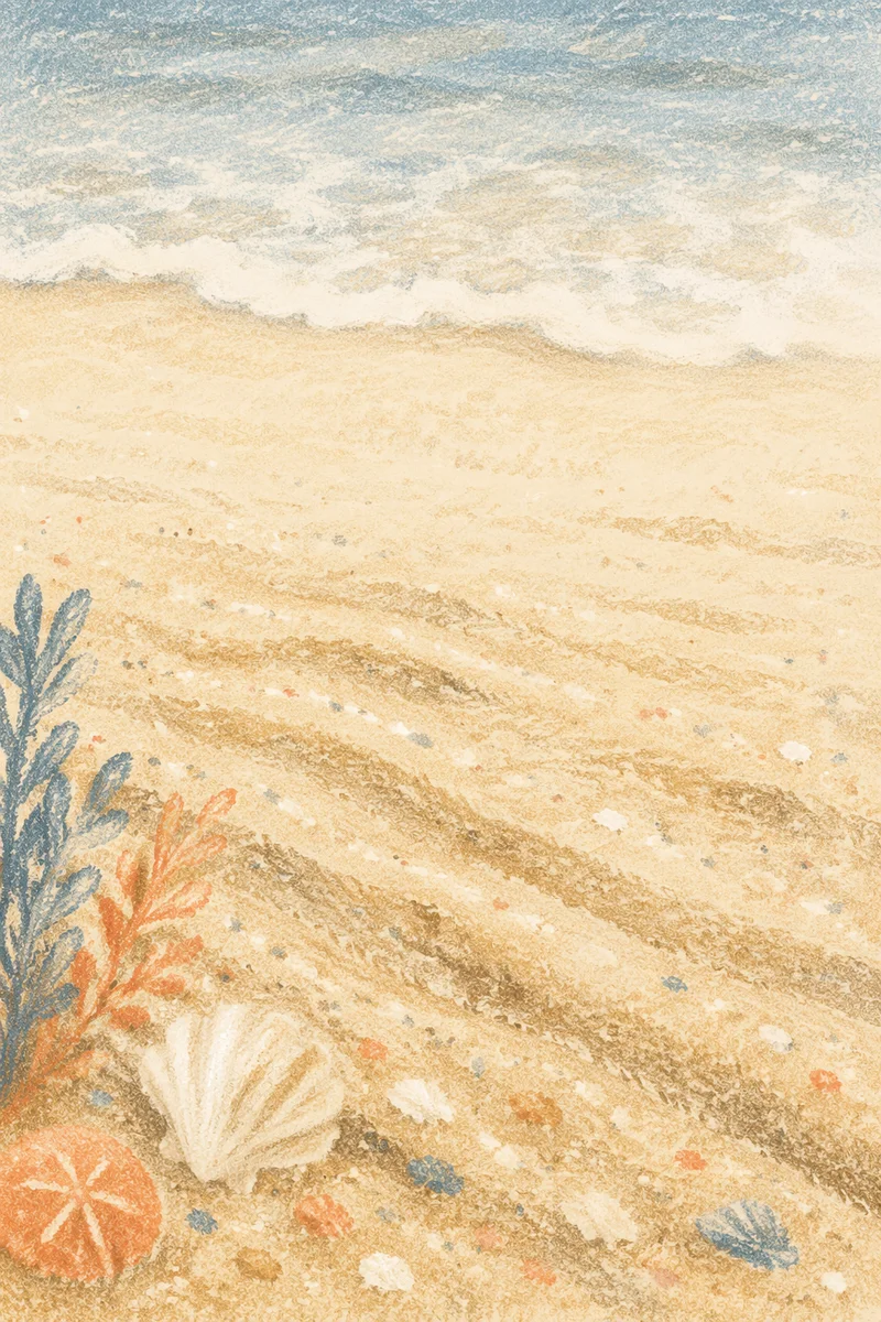 Close Up Beach Sand Texture