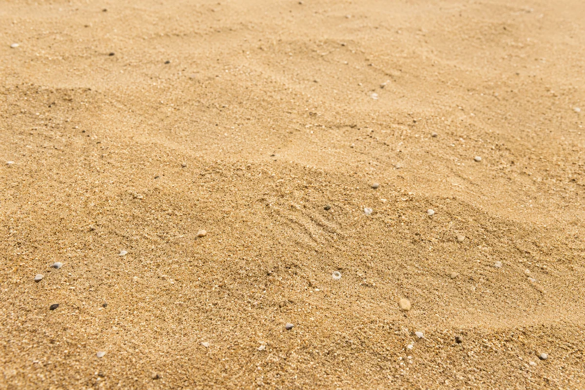 Golden Beach Sand Texture Background