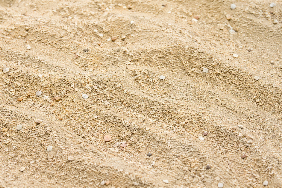 Natural Beach Sand Texture Close Up