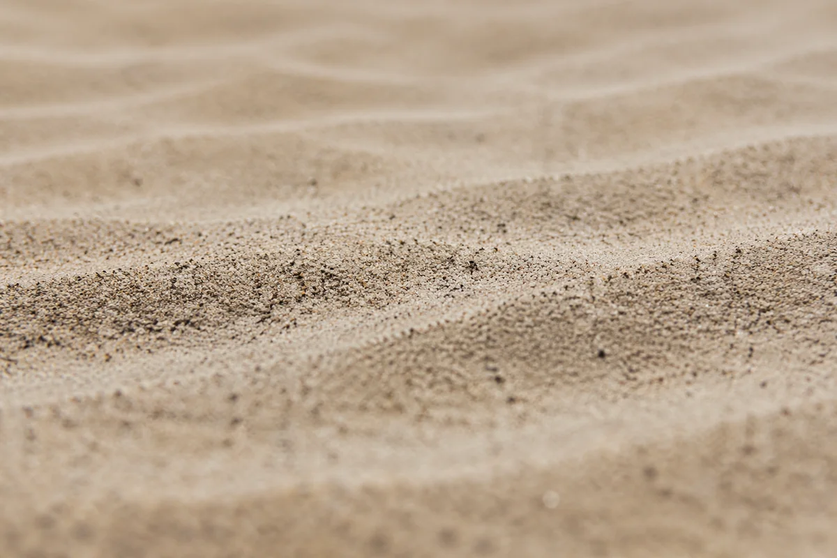 Close Up Beach Sand Ripple Background