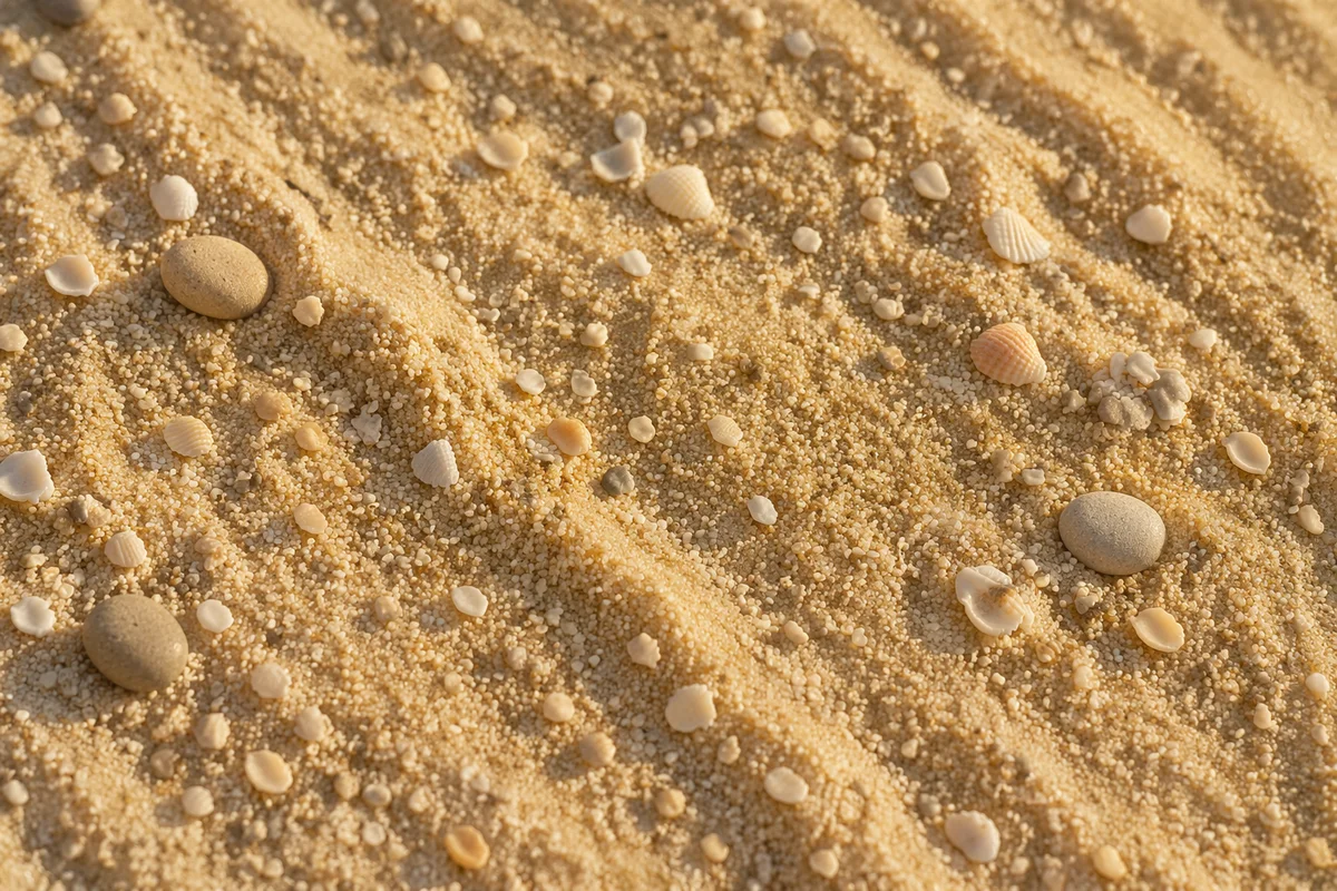 Peaceful Macro Beach Sand Texture