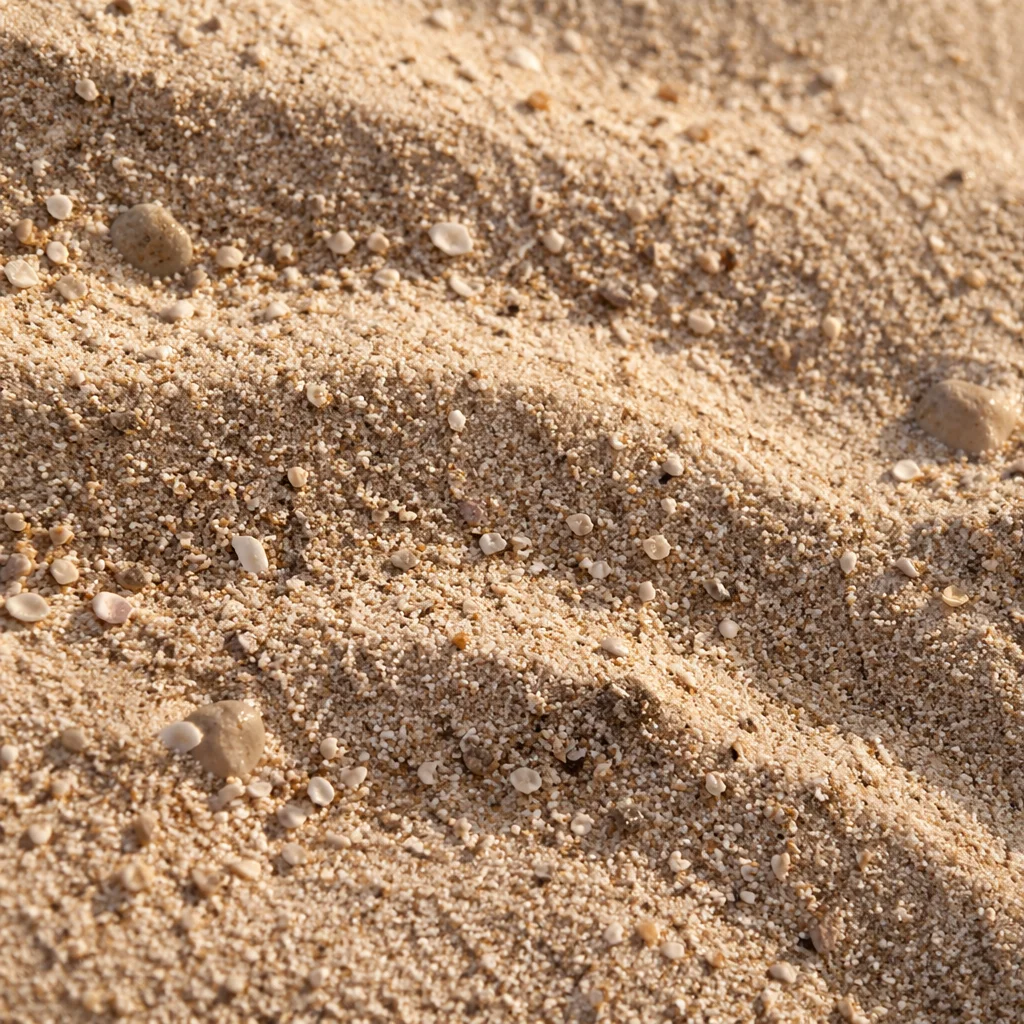 Peaceful Beach Sand Macro Texture