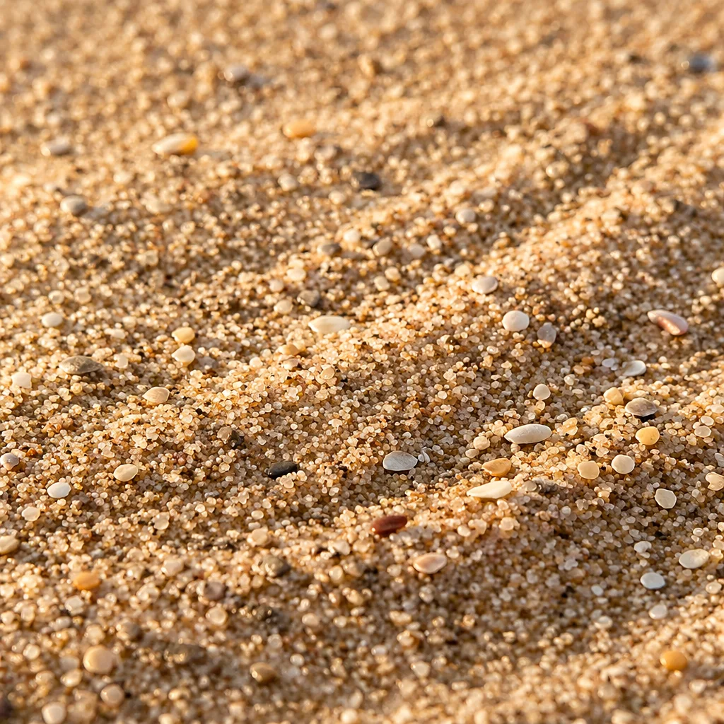 Close Up Beach Sand Texture