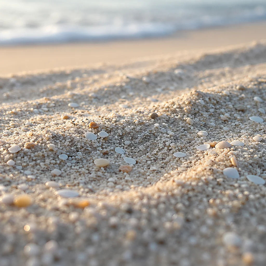 Fine Beach Sand Macro Texture