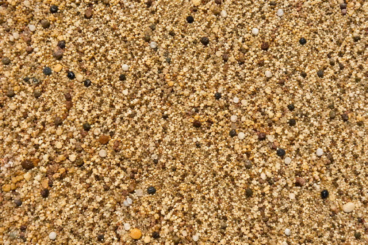 Photorealistic Beach Sand Macro Texture Background
