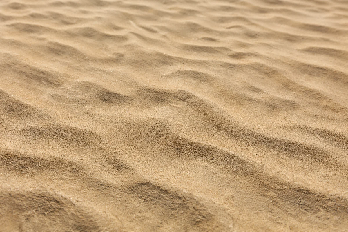 Gentle Beach Sand Ripple Texture Background