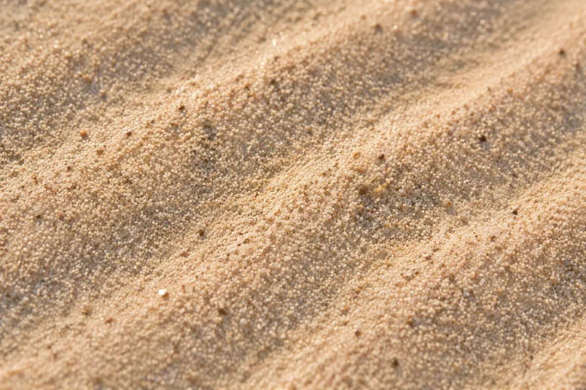 Warm Beach Sand Texture Background