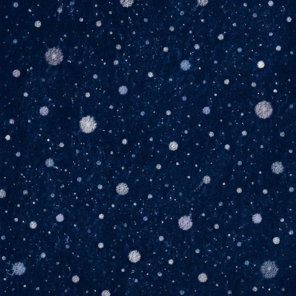 Soft Falling Snow on Midnight Background