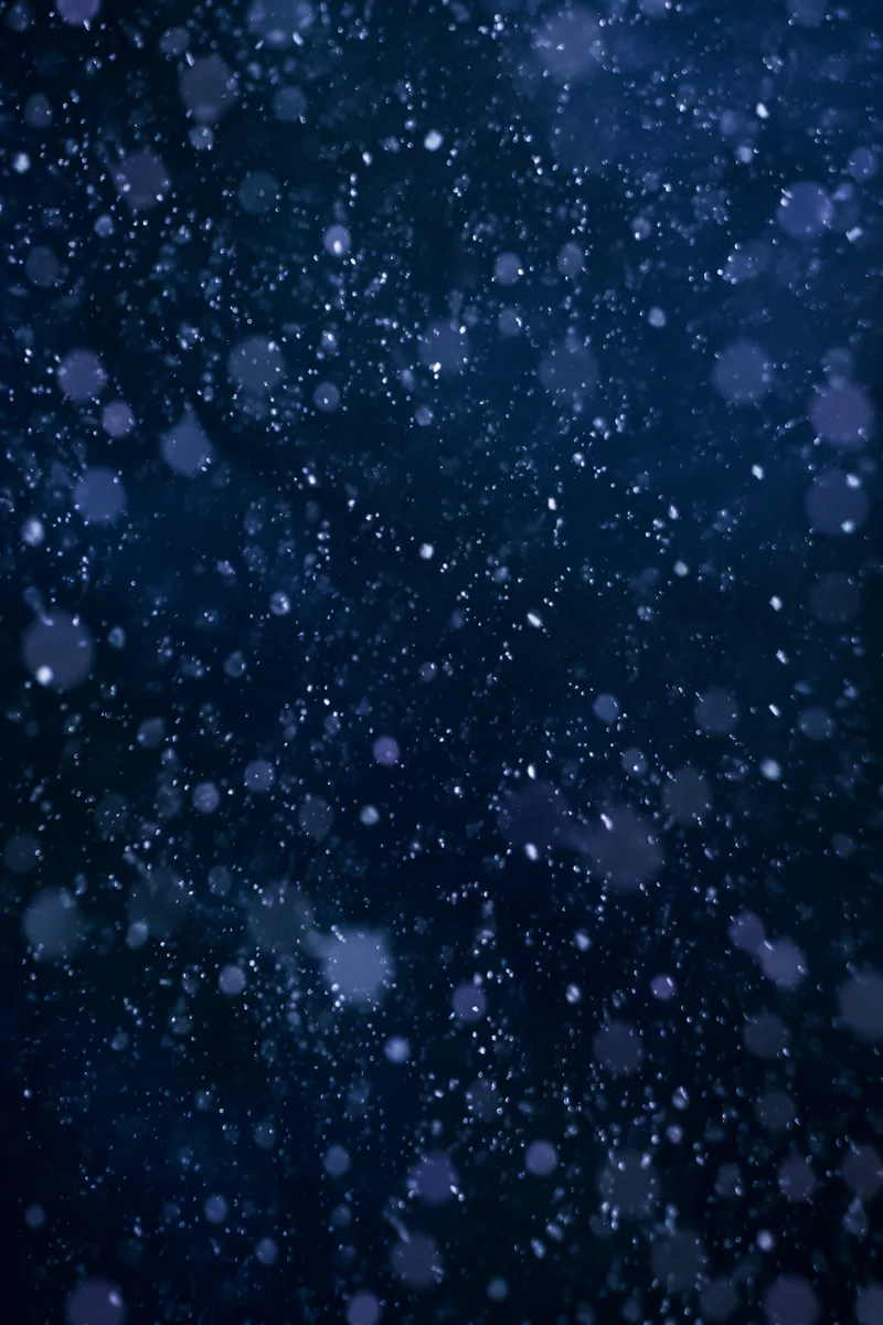 Soft Falling Snow on Midnight Christmas Background