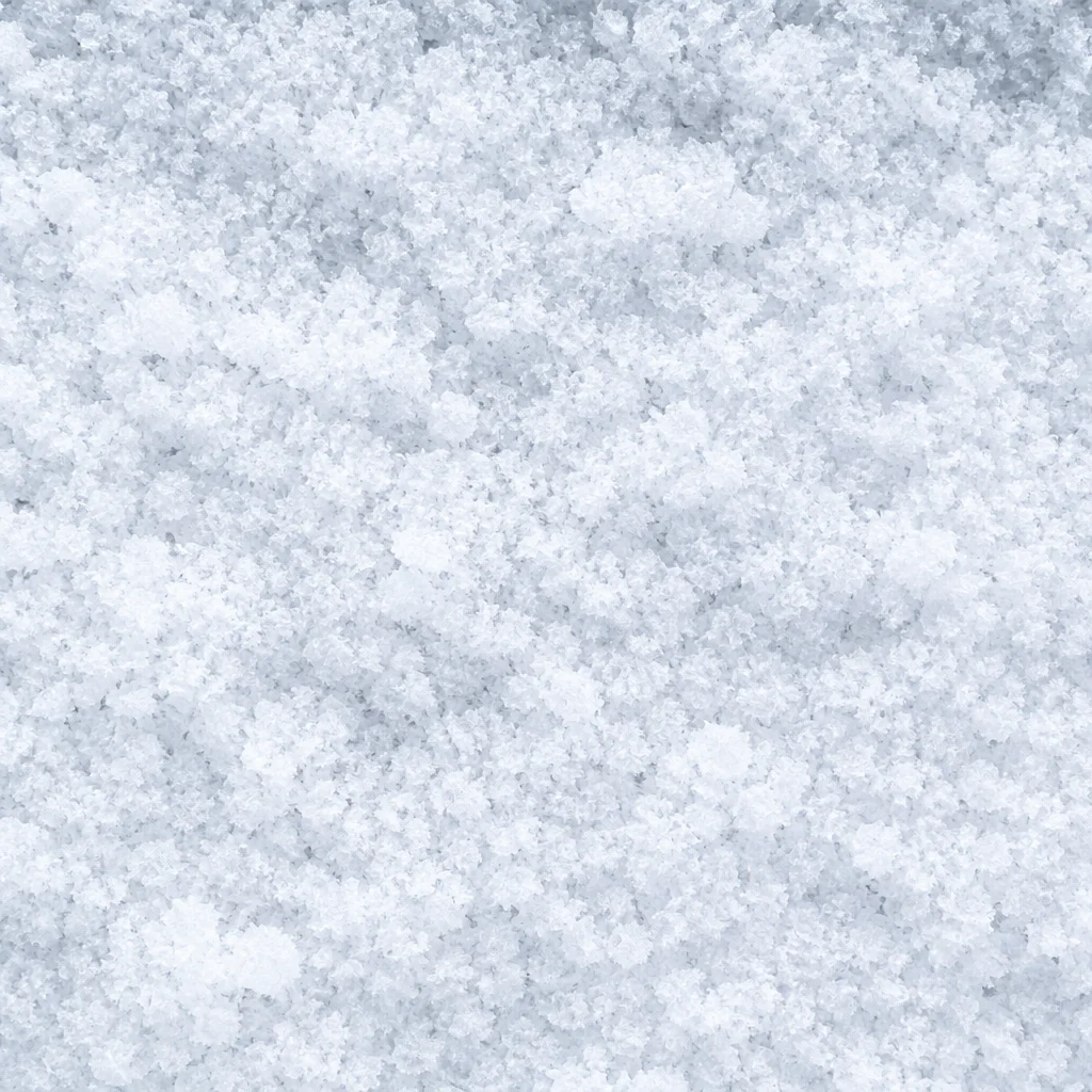 Photorealistic White Snow Crystal Texture